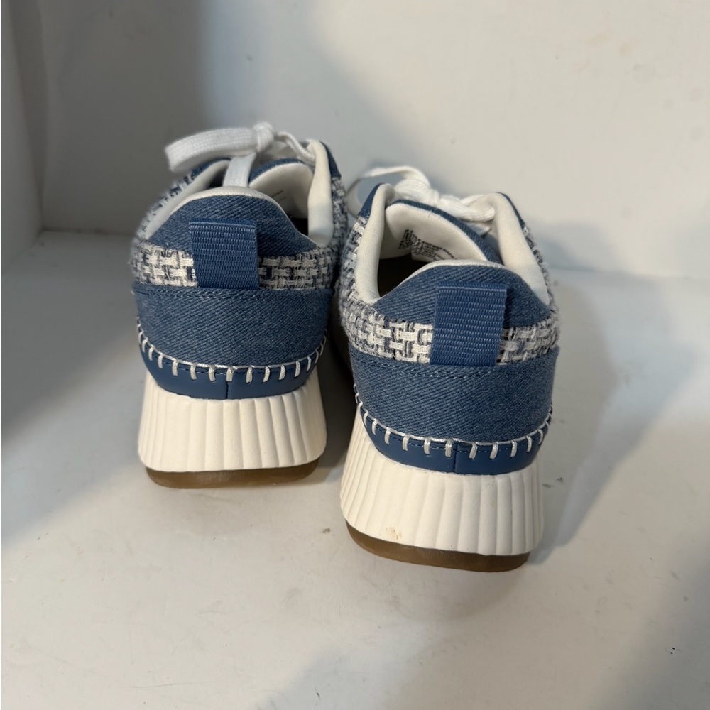 Universal Thread Denim / White Patterned Tweed Pl… - image 7